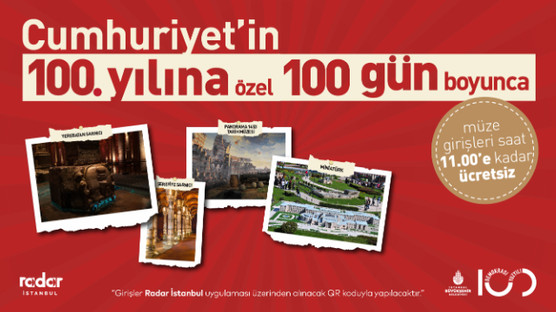 İBB Kültür AŞ’den Cumhuriyet’in 100. Yılına Özel Kampanya!